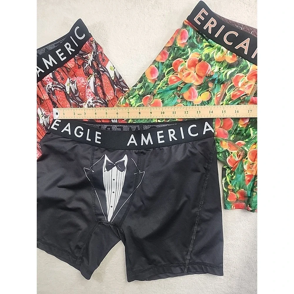 Men's  FLEX  Boxers Briefs  Lot 3 American Eagle 32-34 Medium